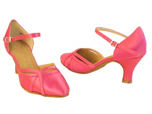 SERA3540 121 Rose Satin with 2040_2.5" Heel in the photo 