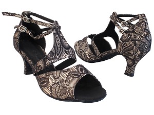 SERA7004 258 Flesh_Black Lace 