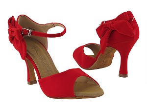 SERA7010 251 Red Velvet with 3" Heel in the photo 