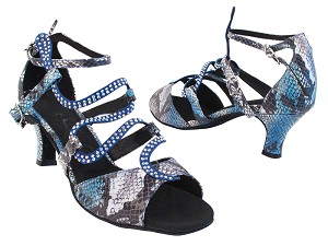 SERA7017 268 Blue_White Snake PU 