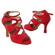SERA7039 Red Velvet 1 with 3" heel in the photo 