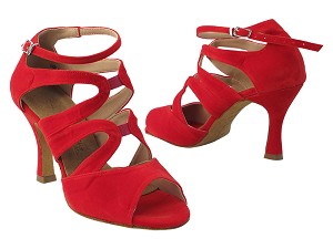 SERA7039 Red Velvet 1 with 3" heel in the photo 