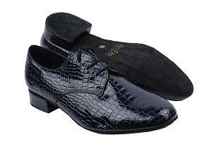 916103 243 Purple Blue Crocodile PU with 1" standard heel in the photo 