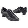 CD702BBX Black Leather with 1.5" Medium heel in the photo 