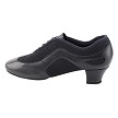 CD702BBX Black Leather with 1.5" Medium heel in the photo 