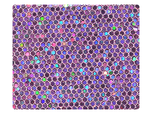 190 Purple Scale Fabric Swatch 