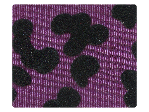 249 Purple Leopard Fabric Swatch 