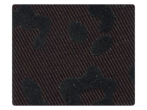 261 Black Leopard Fabric Swatch 