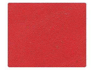 266 Red Leather Fabric Swatch 