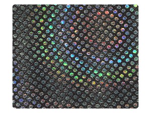 87 Black Laser Satin Fabric Swatch 