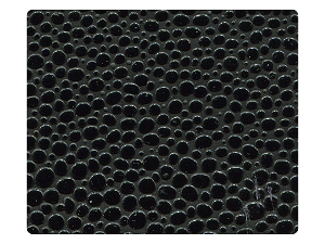 185 Laser Black PU Fabric Swatch 