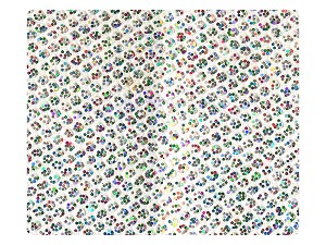 22 White Illusion Scale Fabric Swatch 