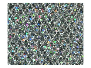 33 Silver Sparklenet Fabric Swatch 