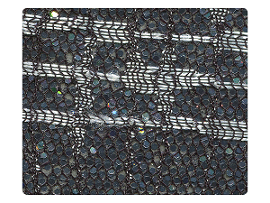 44 Square Lace Grey Scale Fabric Swatch 
