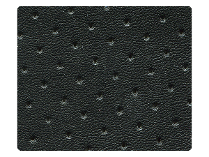 64 Black Perforated PU Fabric Swatch 