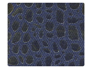 237 Blue Print Fabric Swatch 