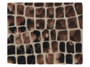 263 Beige Snake Velvet Fabric Swatch 