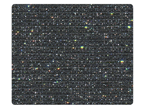 285 Black Clitter Satin Fabric Swatch 