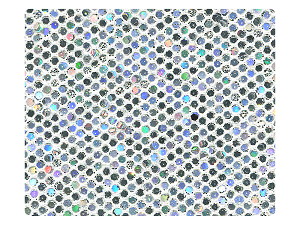 53 Silver Scale Fabric Swatch 