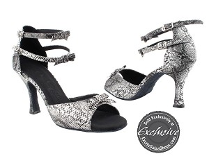 SERA7005ESS Black Snake with 3" heel in the photo 