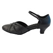 SERA3542 Black Leather with (5028) 1.2" Cuban Heel in the photo 