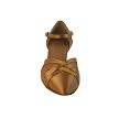 SERA3542 Brown Satin with (5028) 1.2" Cuban Heel in the photo 