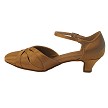 SERA3542 Brown Satin with (5028) 1.2" Cuban Heel in the photo 