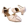 SERA3542 Flesh Satin with (5028) 1.2" Cuban Heel in the photo 