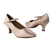 SERA5522 Flesh Satin with 2.5" low heel in the photo 